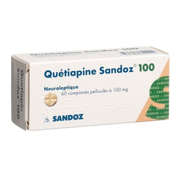 Quetiapin Sandoz 100 mg, Filmtabletten