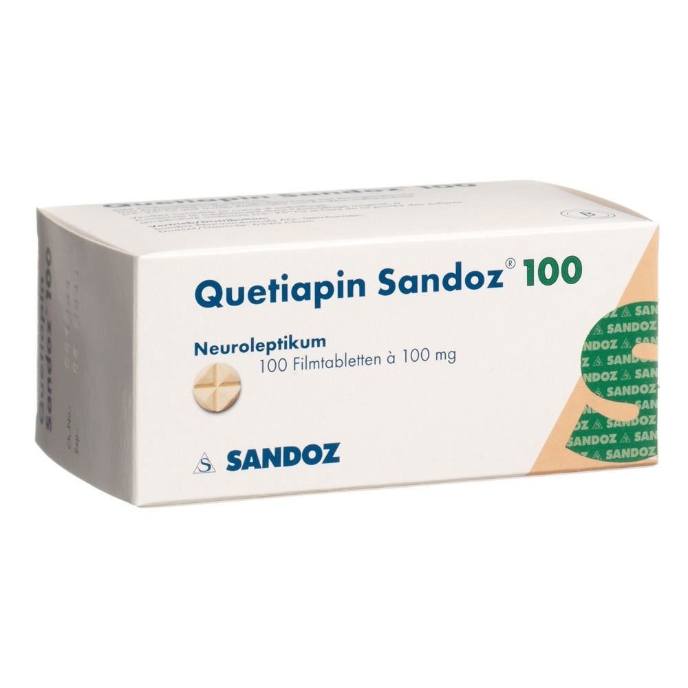 QUETIAPINE Sandoz cpr pell 100 mg 100 pce
