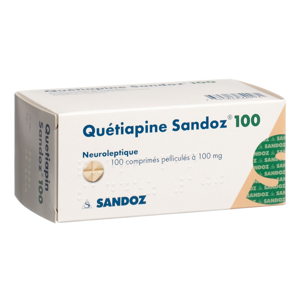QUETIAPINE Sandoz cpr pell 100 mg 100 pce