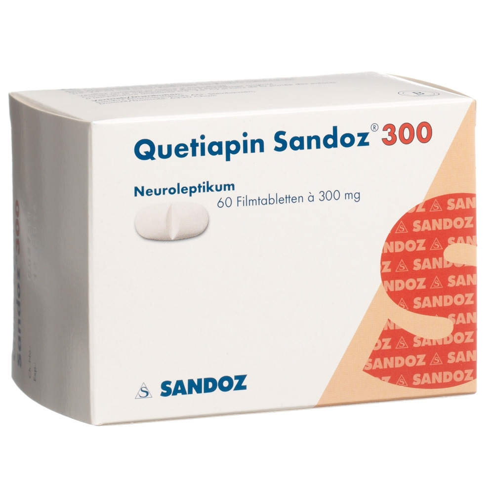 Quetiapin Sandoz 300 mg, Filmtabletten