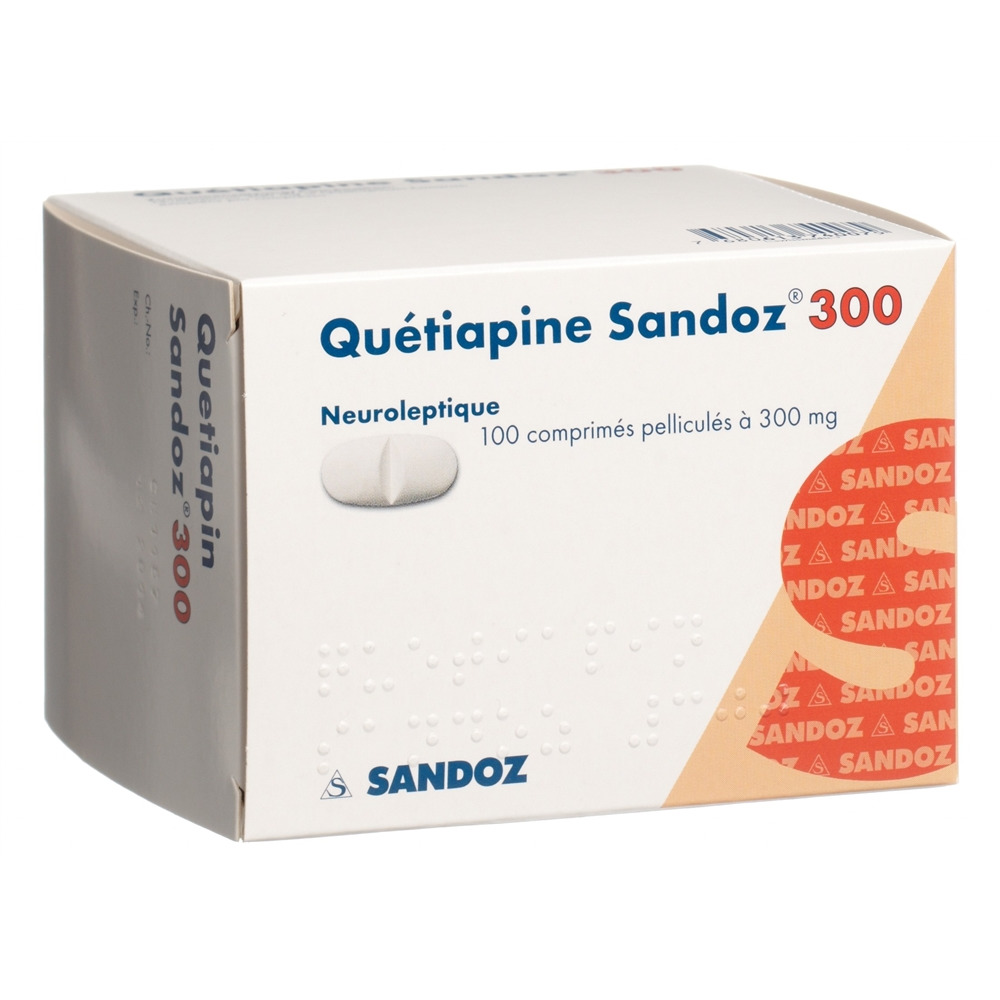 QUETIAPINE Sandoz cpr pell 300 mg 100 pce