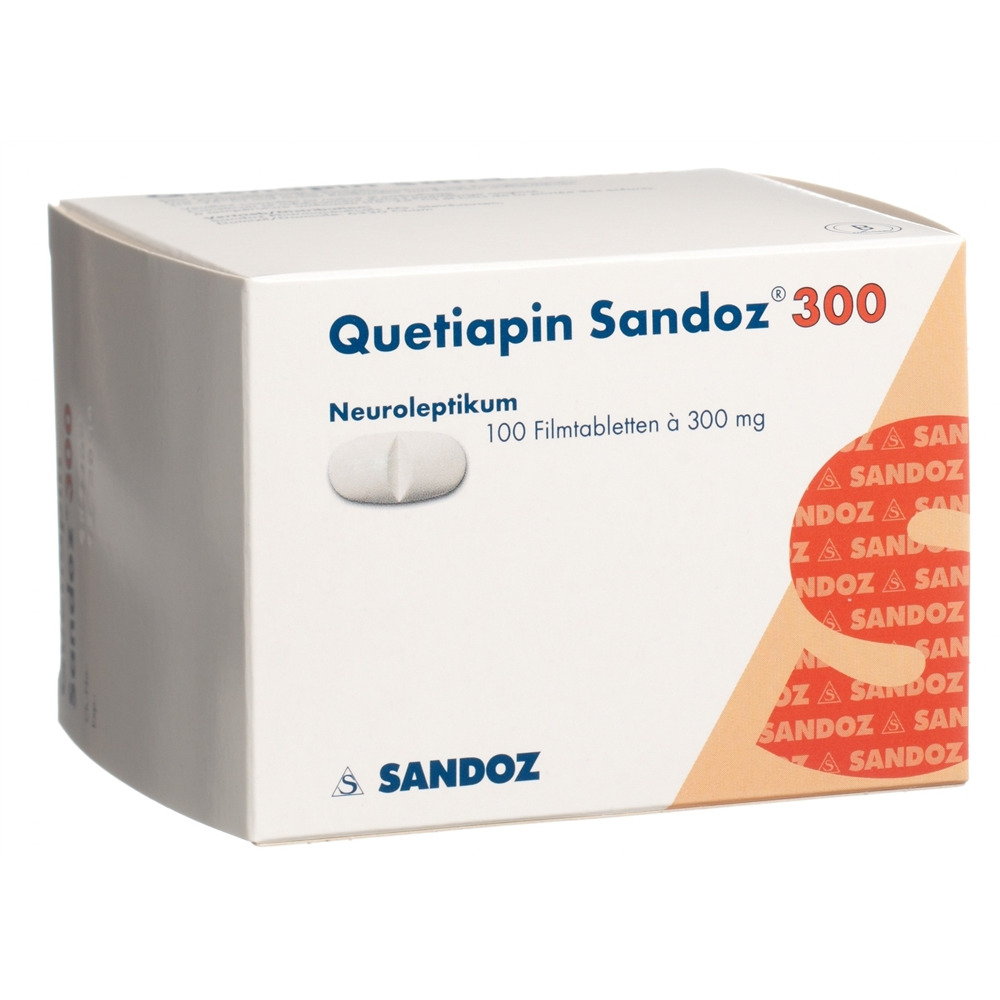 Quetiapin Sandoz 300 mg, Filmtabletten