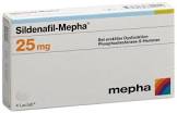 Sildenafil-Mepha 25 mg, Lactab
