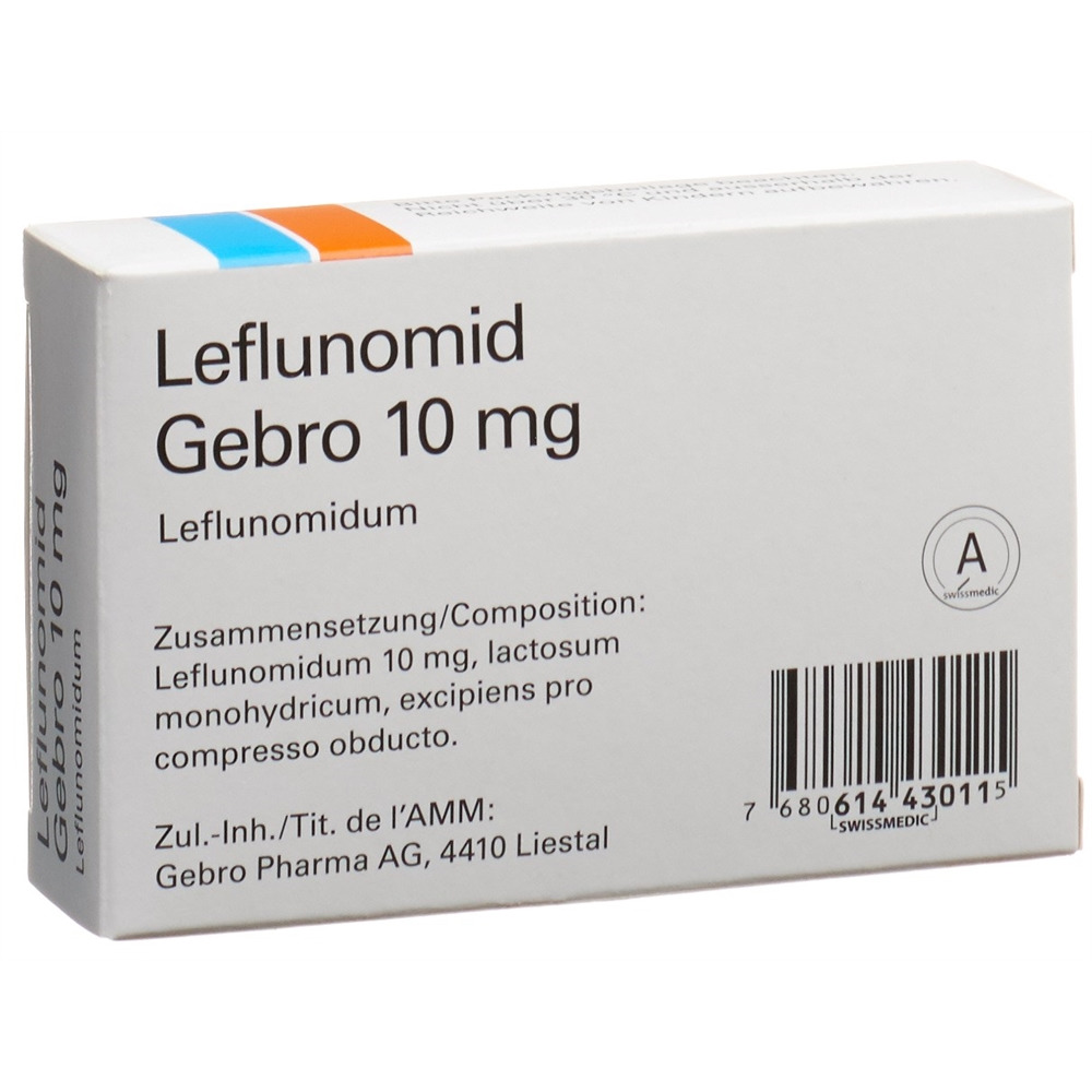 LEFLUNOMID Gebro cpr pell 10 mg 30 pce