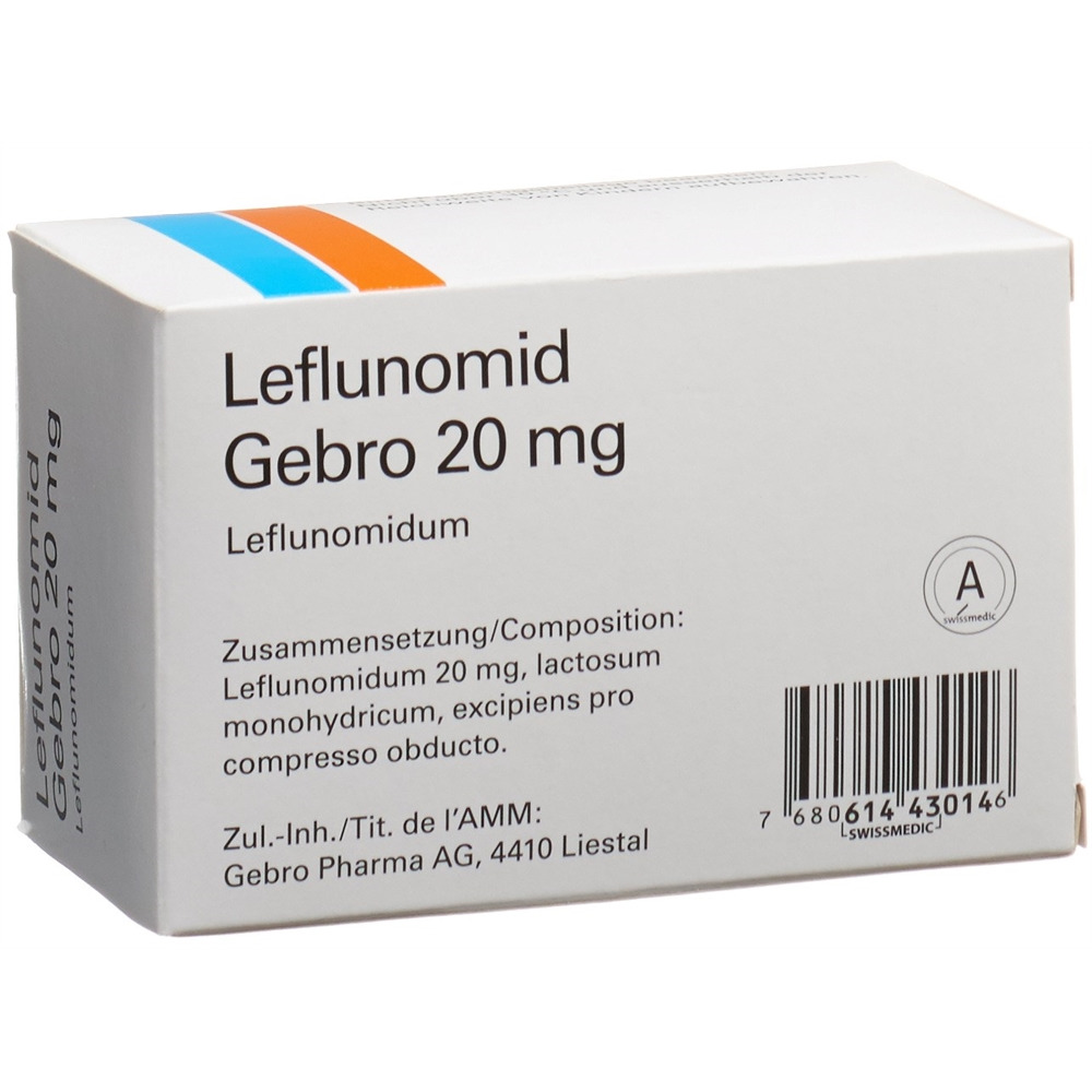 LEFLUNOMID Gebro cpr pell 20 mg 100 pce