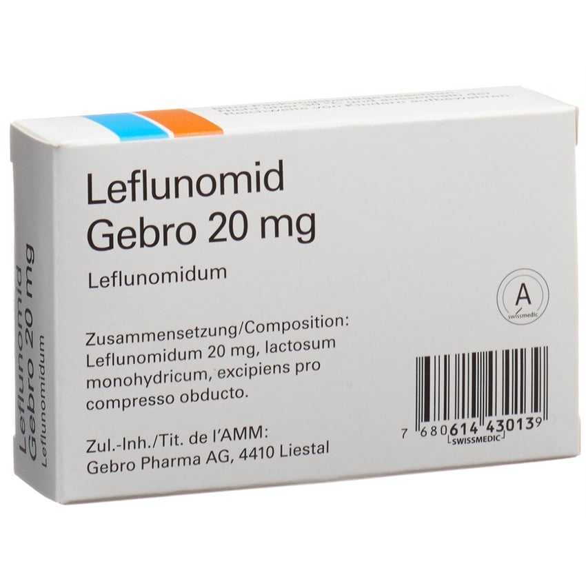 LEFLUNOMID Gebro cpr pell 20 mg 100 pce