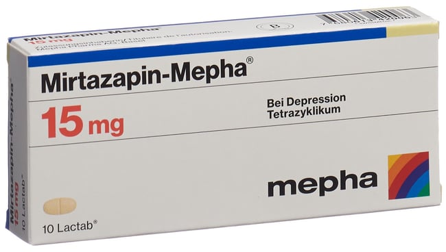 Mirtazapin-Mepha Teva 15 mg, Filmtabletten