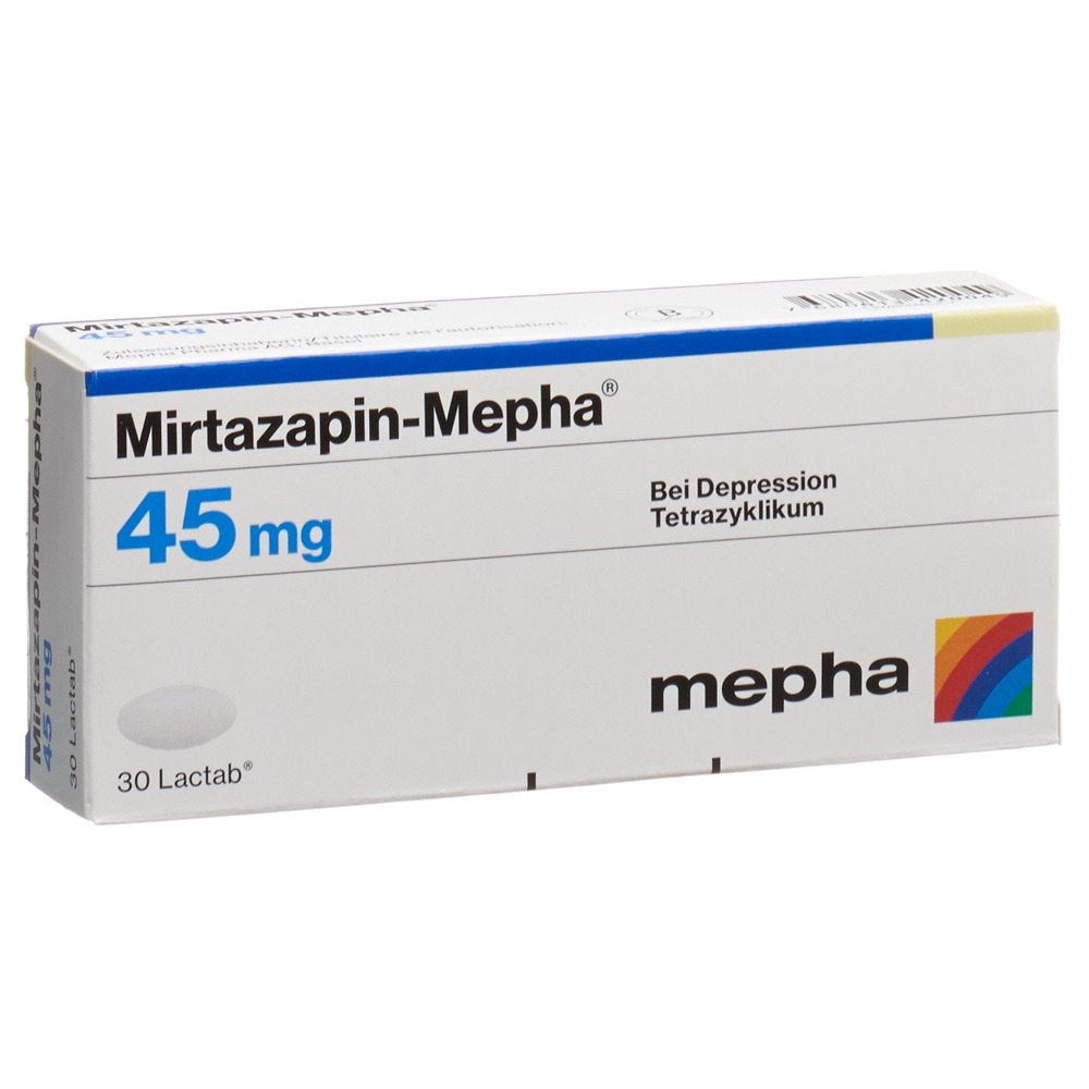 Mirtazapin-Mepha Teva 45 mg, Filmtabletten