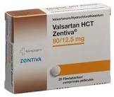Valsartan HCT Zentiva 80/12.5 mg, Filmtabletten