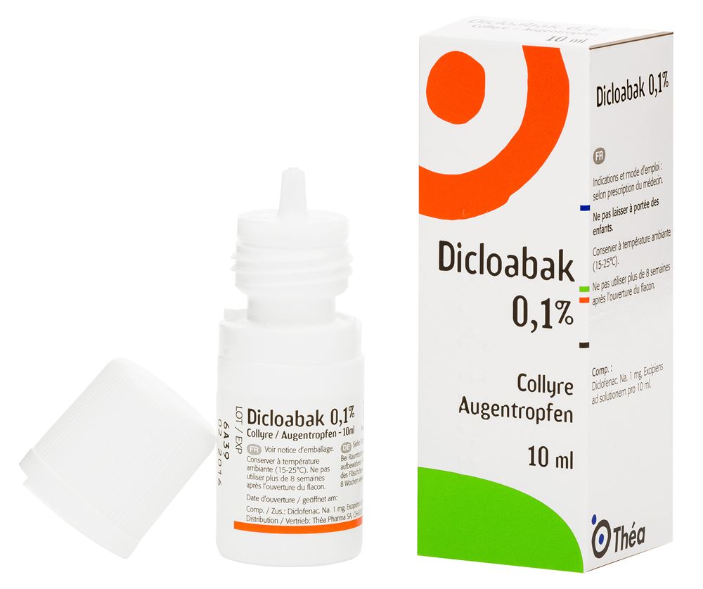DICLOABAK gtt opht 0.1 % fl 10 ml