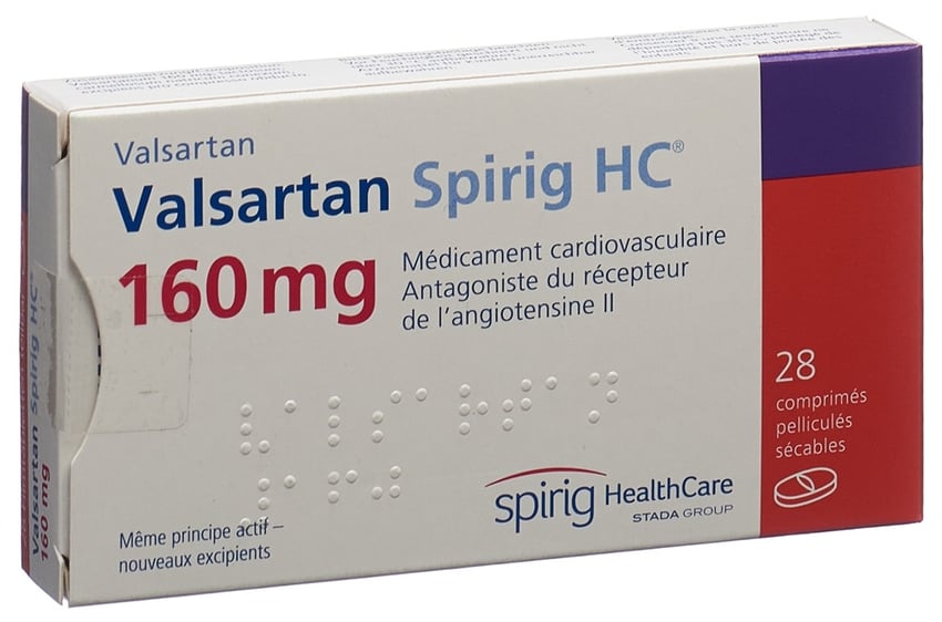 Valsartan Zentiva 160 mg, Filmtabletten