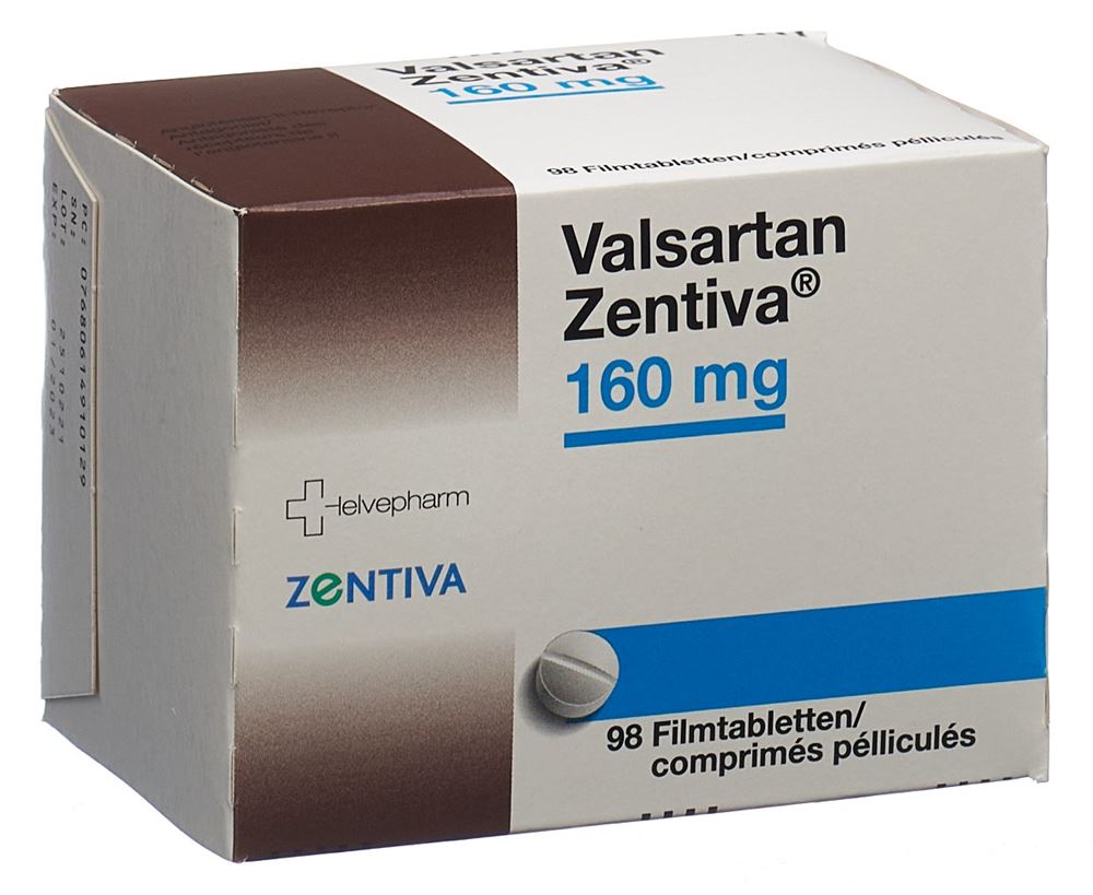 VALSARTAN Zentiva cpr pell 160 mg 98 pce