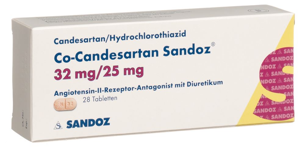 CO-CANDESARTAN Sandoz cpr 32/25 mg 28 pce