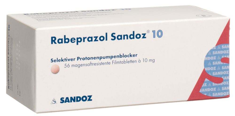 RABEPRAZOLE Sandoz cpr 10 mg 56 pce