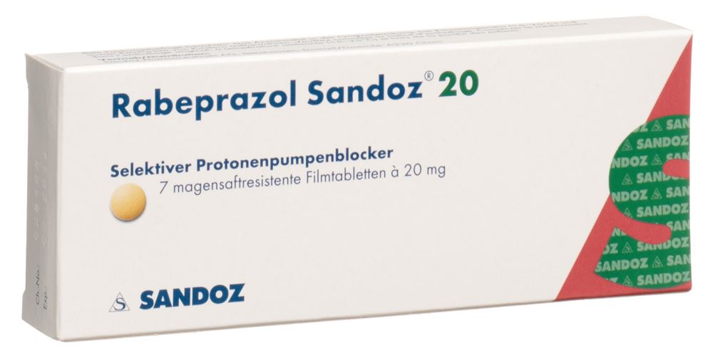 RABEPRAZOLE Sandoz cpr 20 mg 7 pce