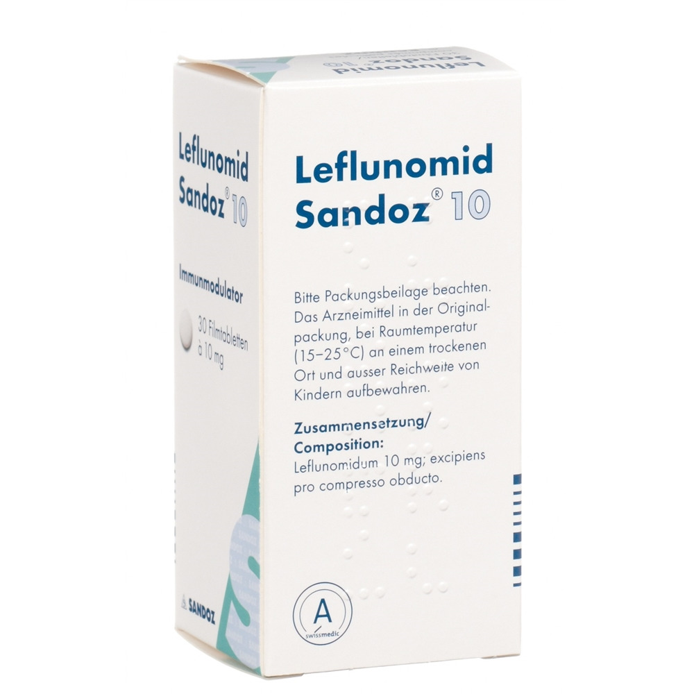 LEFLUNOMIDE Sandoz cpr pell 10 mg bte 30 pce