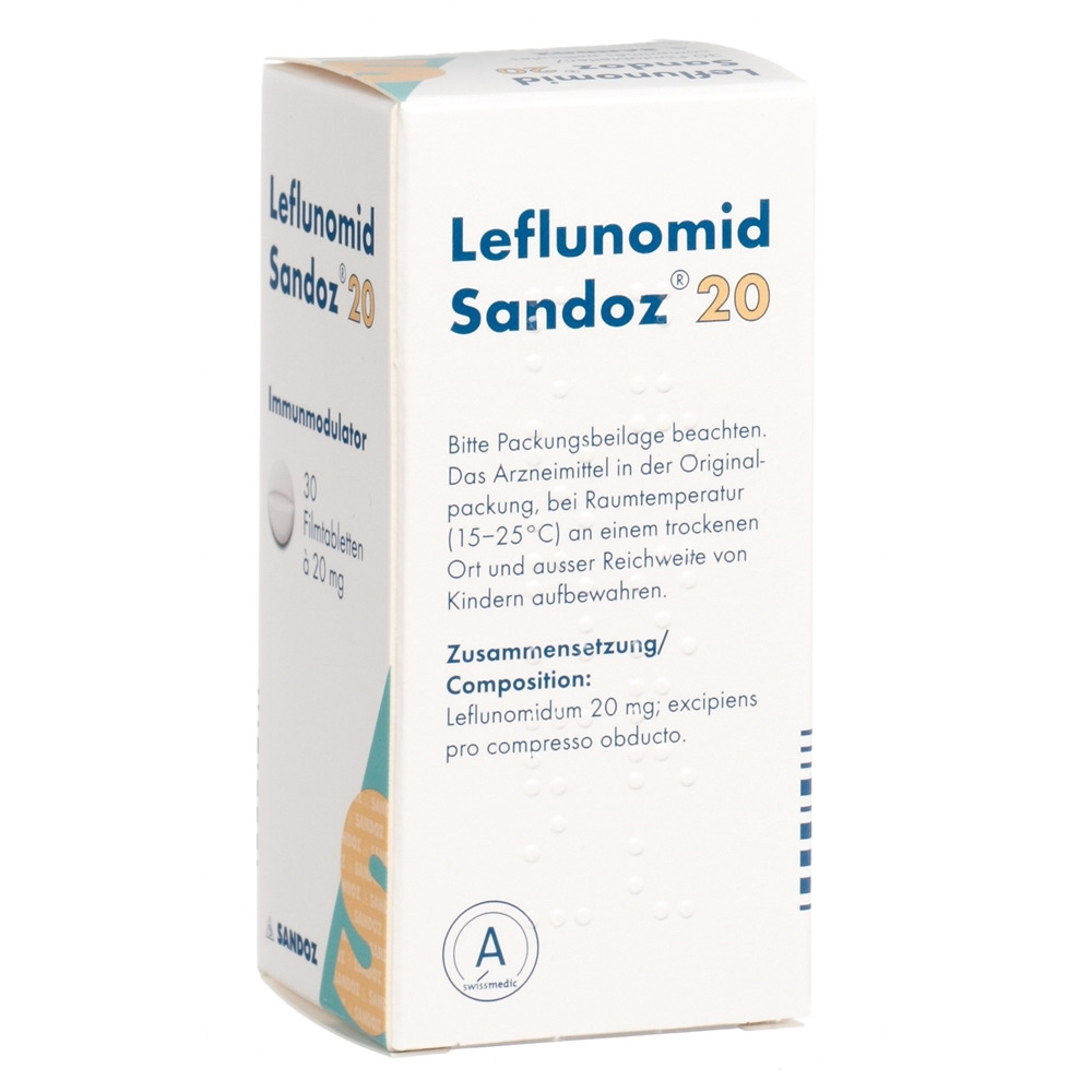 LEFLUNOMIDE Sandoz cpr pell 20 mg bte 30 pce