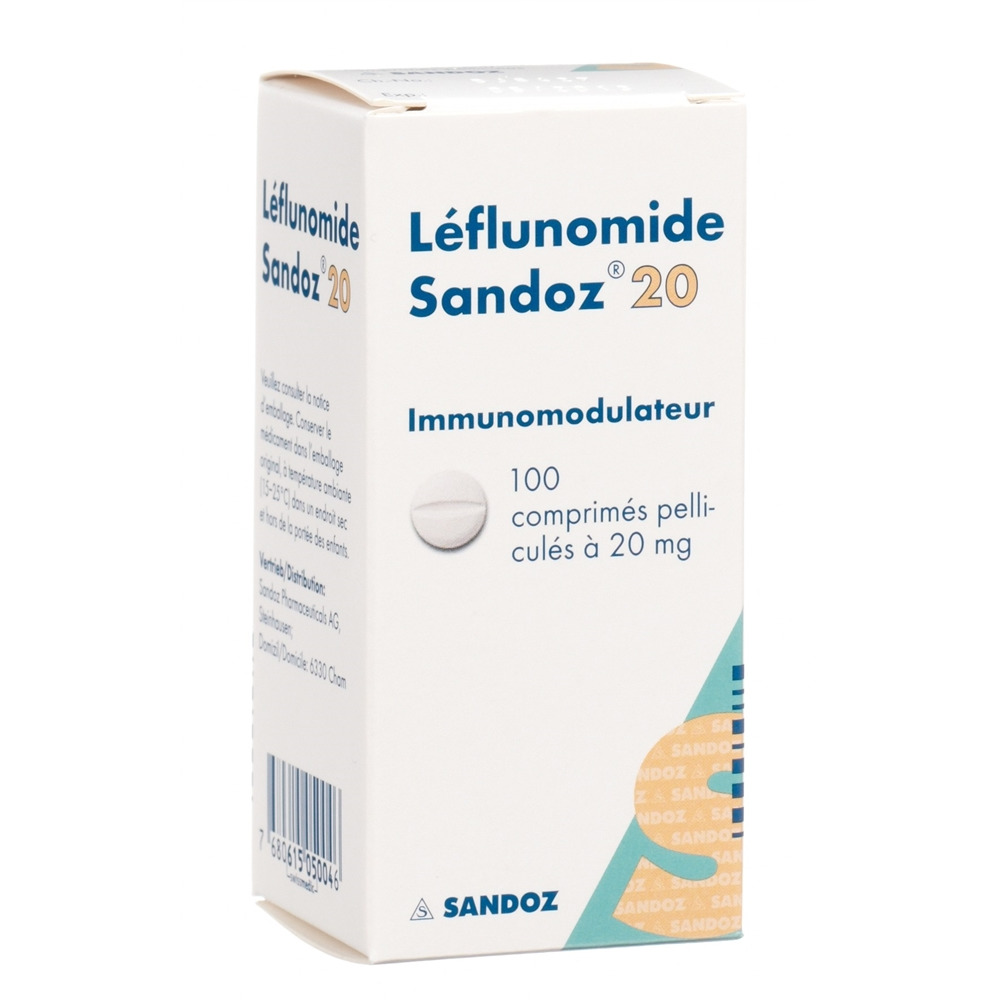 LEFLUNOMIDE Sandoz cpr pell 20 mg bte 100 pce