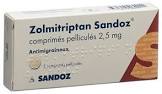 ZOLMITRIPTAN Sandoz cpr pell 2.5 mg 3 pce