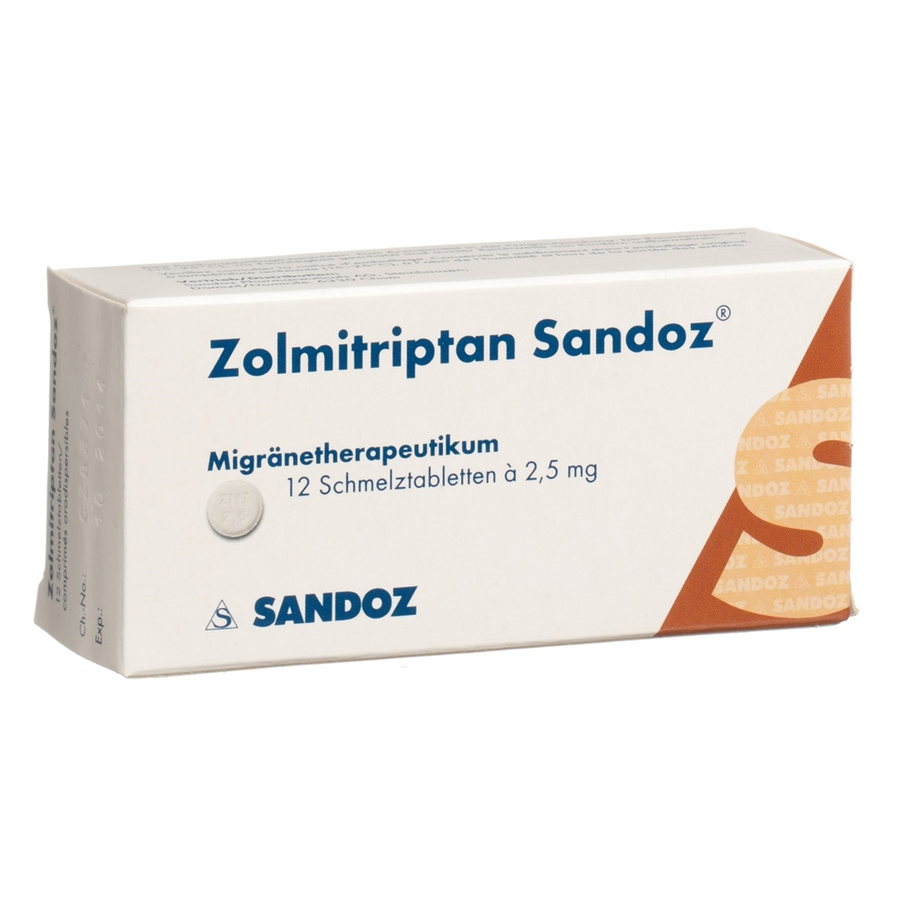 Zolmitriptan Sandoz, Schmelztabletten