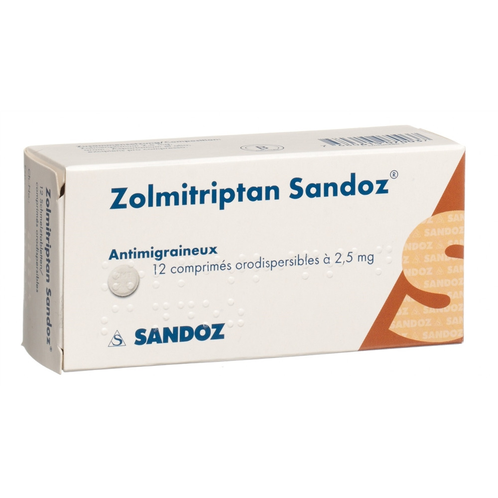 Zolmitriptan Sandoz, Schmelztabletten