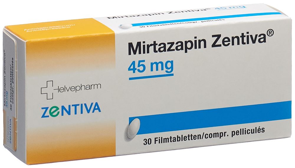 MIRTAZAPIN Zentiva cpr pell 45 mg 30 pce