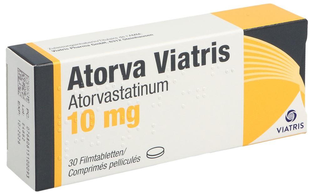 ATORVA Viatris cpr pell 10 mg 30 pce
