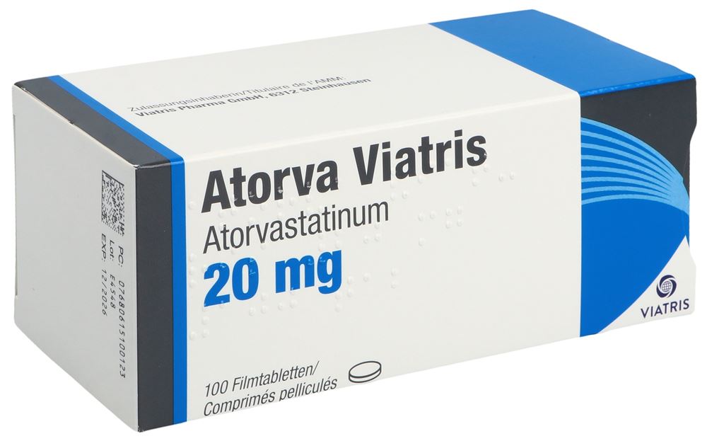 ATORVA Viatris cpr pell 20 mg 100 pce