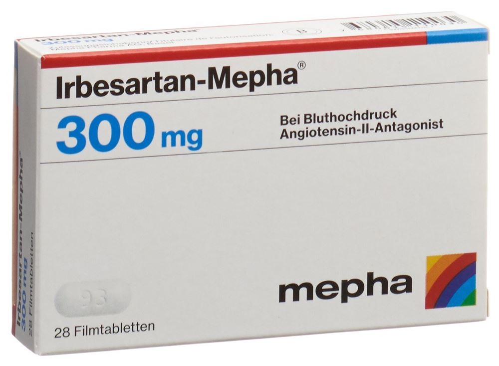 IRBESARTAN Mepha cpr pell 300 mg 28 pce