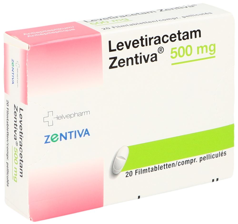 LEVETIRACETAM Zentiva cpr pell 500 mg 20 pce