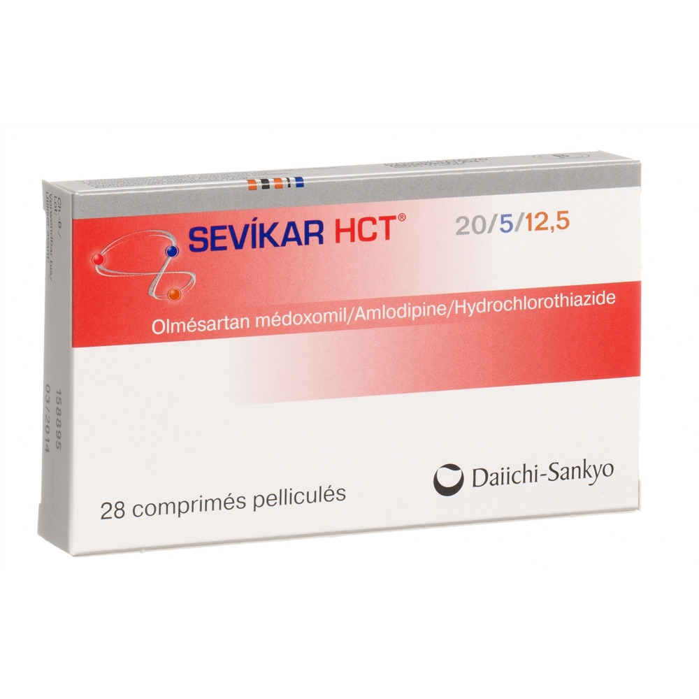 SEVIKAR HCT cpr pell 20/5/12.5 mg 28 pce
