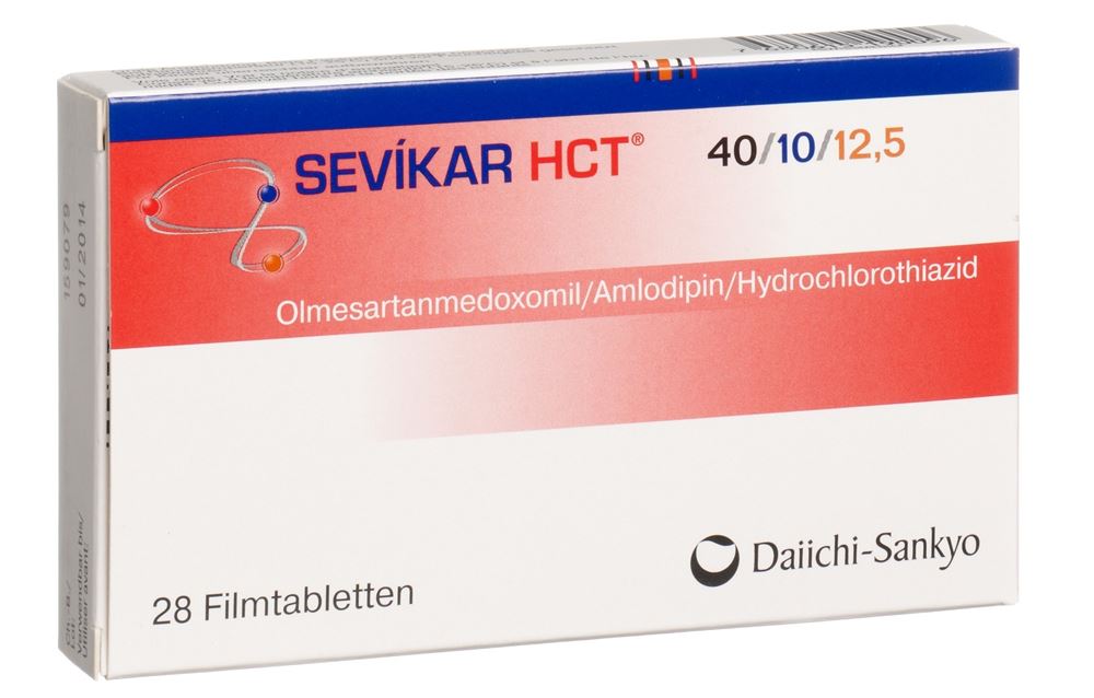 SEVIKAR HCT cpr pell 40/10/12.5 mg 28 pce
