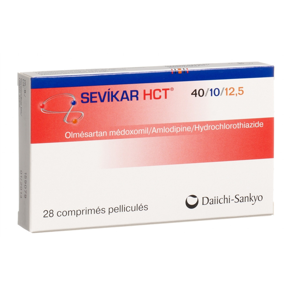 SEVIKAR HCT cpr pell 40/10/12.5 mg 28 pce