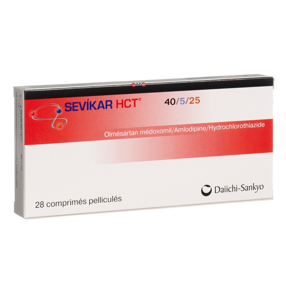 SEVIKAR HCT cpr pell 40/5/25 mg 28 pce