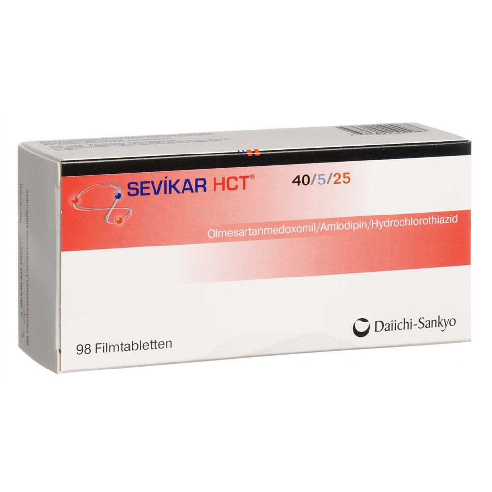 Sevikar HCT 40 mg/10 mg/25 mg, Filmtabletten