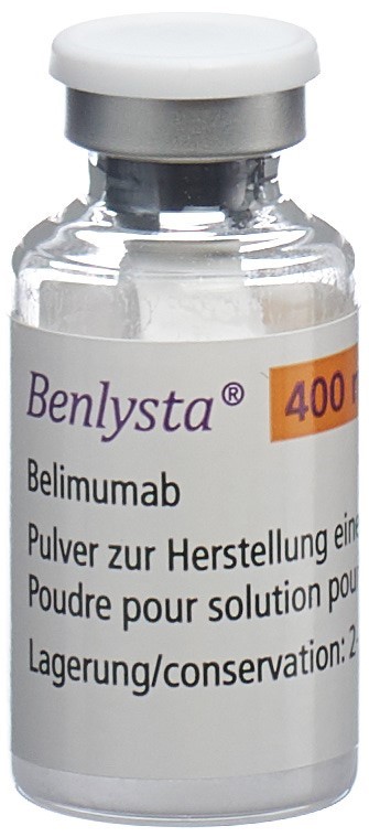 BENLYSTA subst sèche 400 mg flac