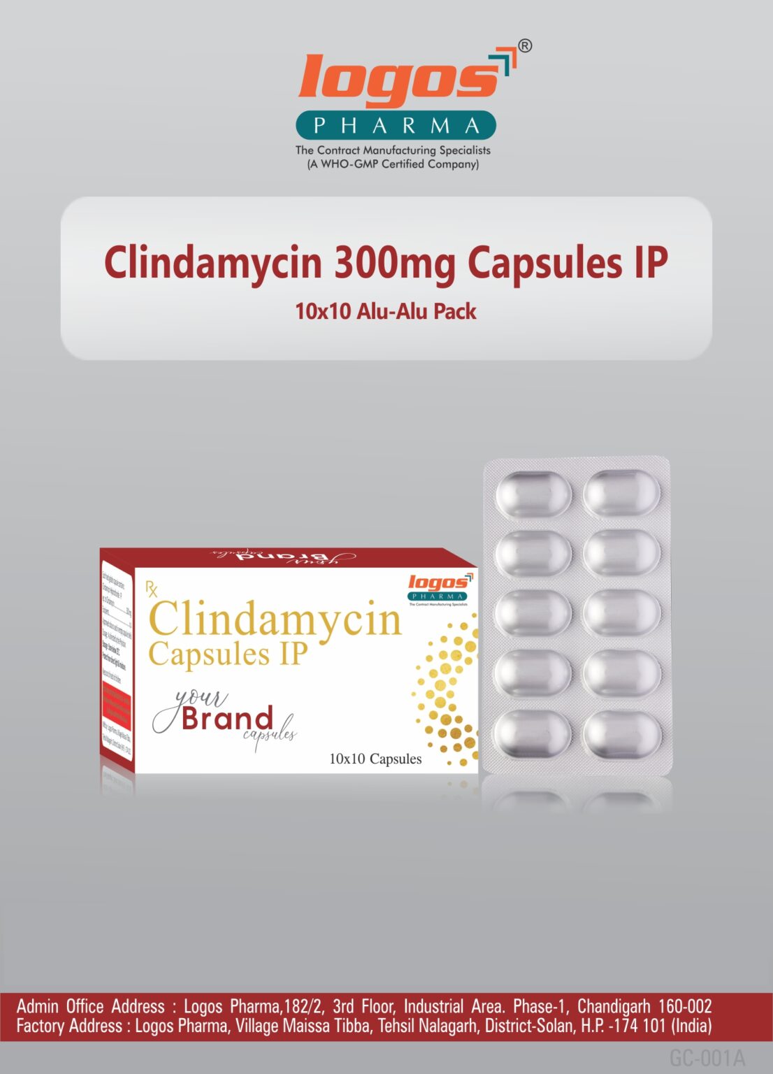 CLINDAMYCIN Pfizer caps 300 mg 16 pce