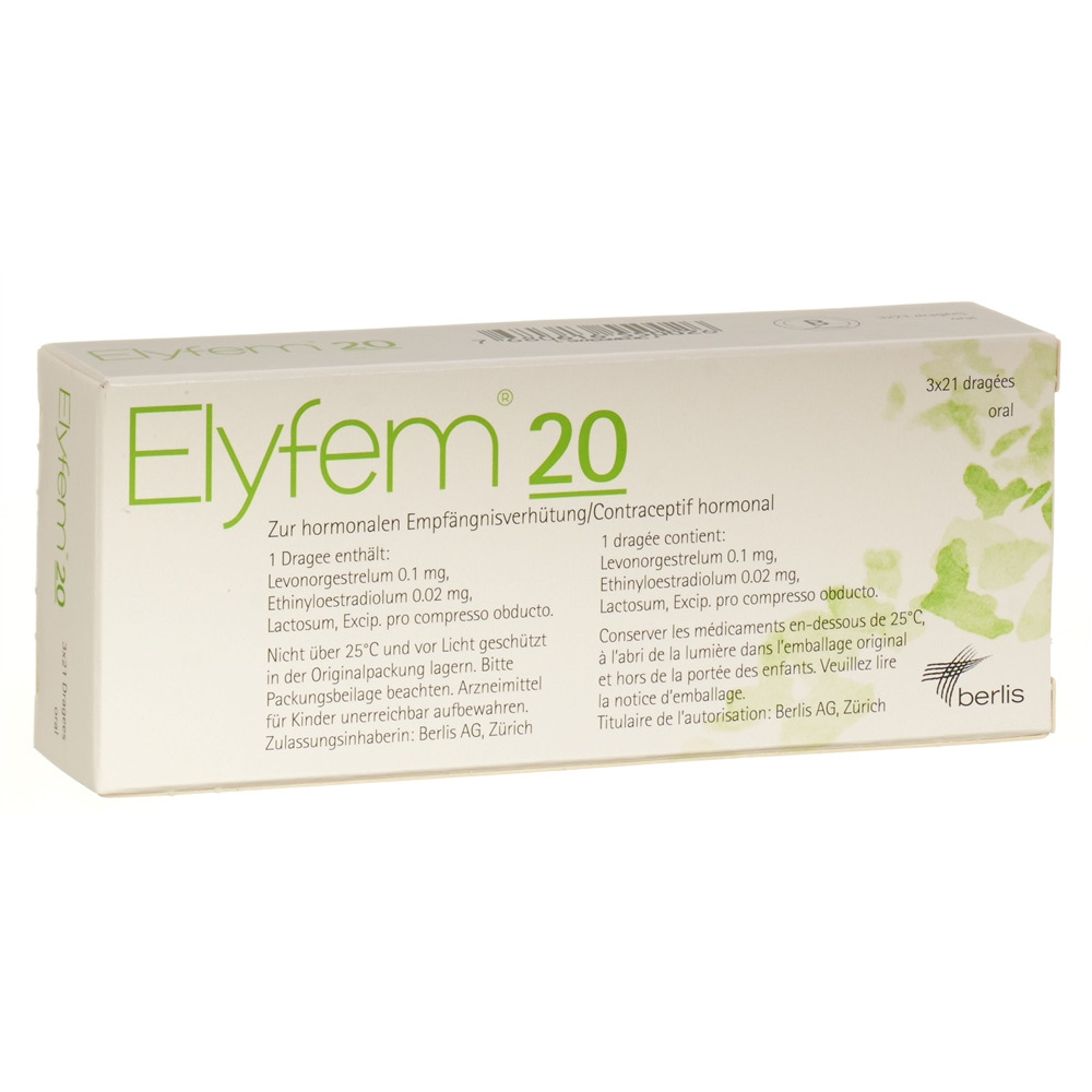 ELYFEM 20 drag 3 x 21 pce