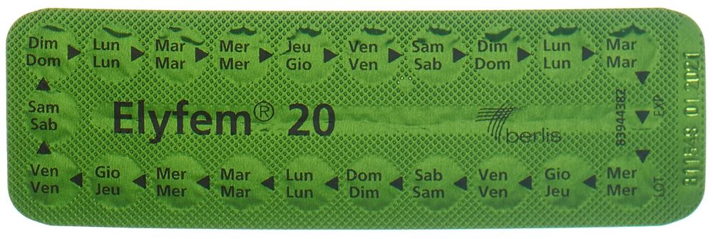 ELYFEM 20 drag 6 x 21 pce