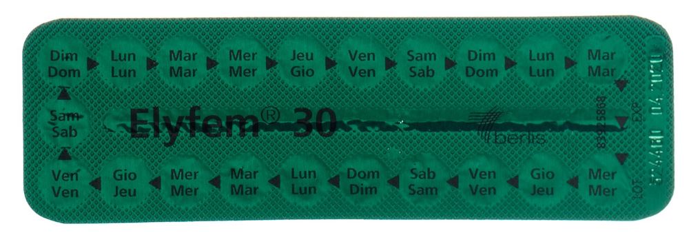 ELYFEM 30 drag 6 x 21 pce