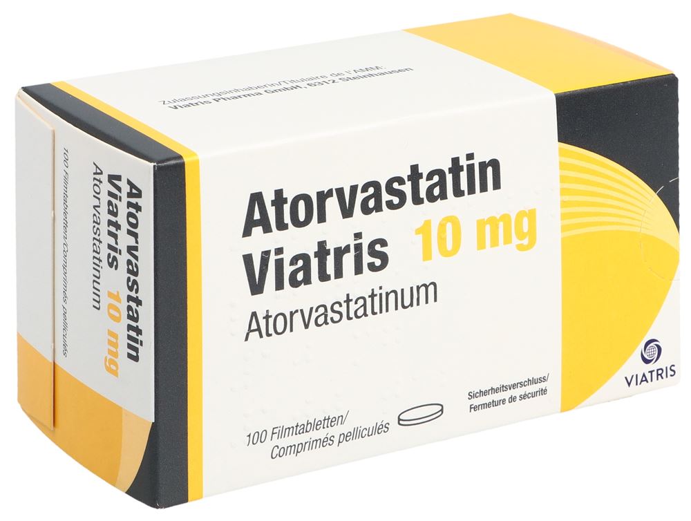 ATORVASTATIN Viatris cpr pell 10 mg 100 pce