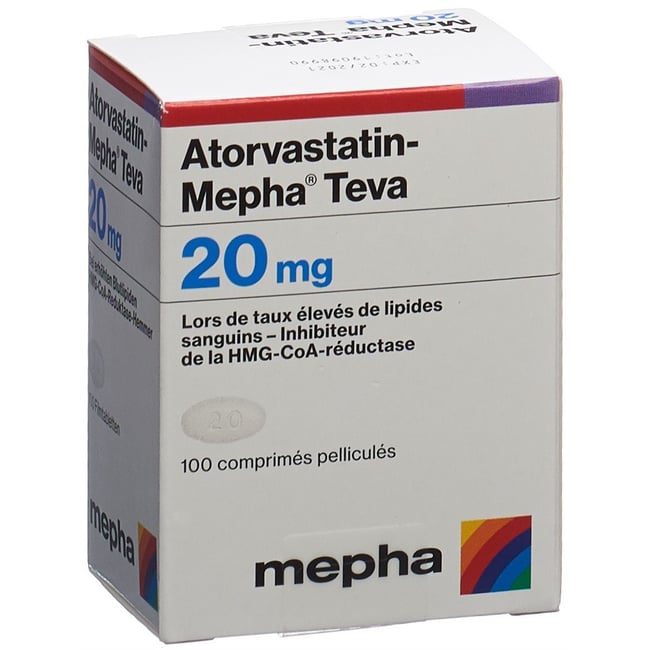 Atorvastatin Viatris 20 mg, Filmtabletten