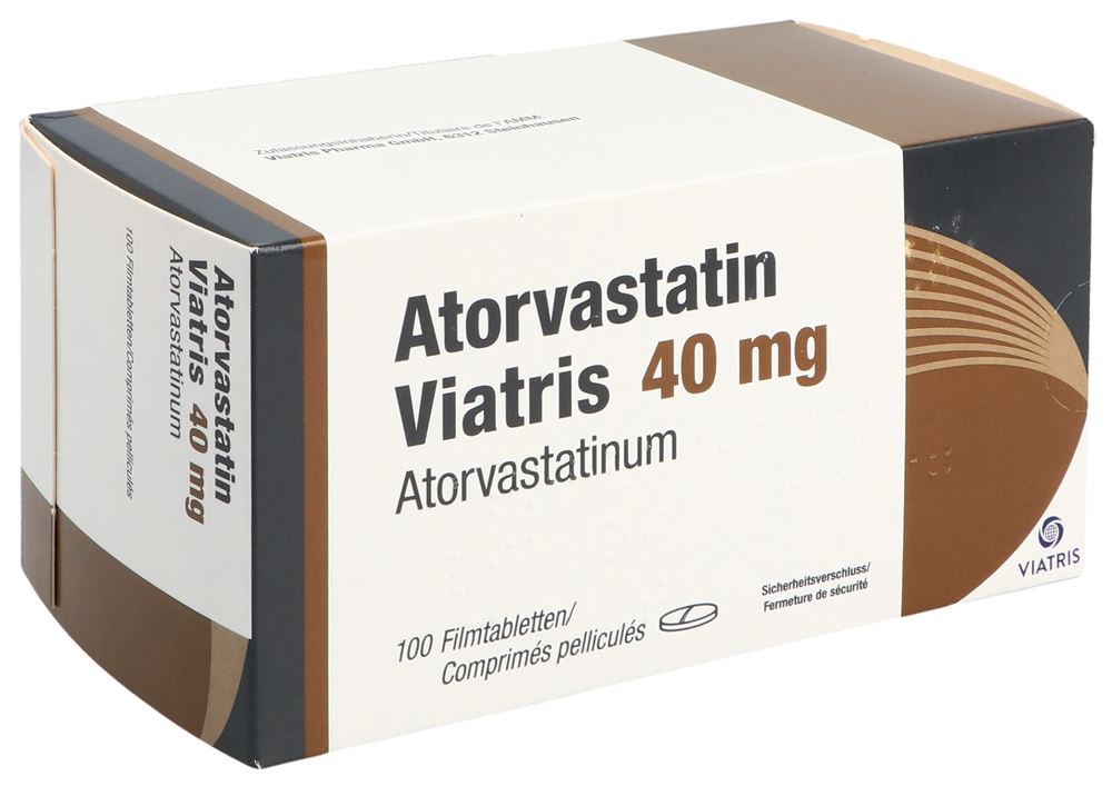 ATORVASTATIN Viatris cpr pell 40 mg 100 pce