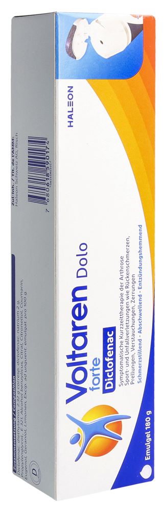 VOLTAREN DOLO forte émulgel Easy Click Cap 180 g