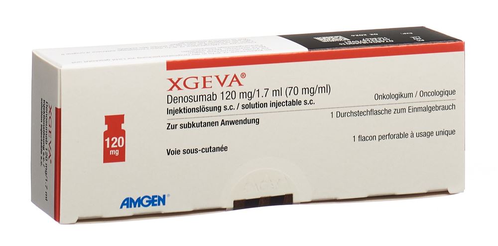 XGEVA sol inj 120 mg/1.7ml flac 1.7 ml
