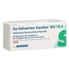 CO-VALSARTAN Sandoz cpr pell 80/12.5 98 pce