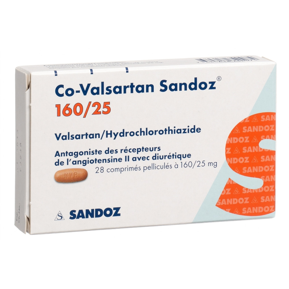 CO-VALSARTAN Sandoz cpr pell 160/25 28 pce