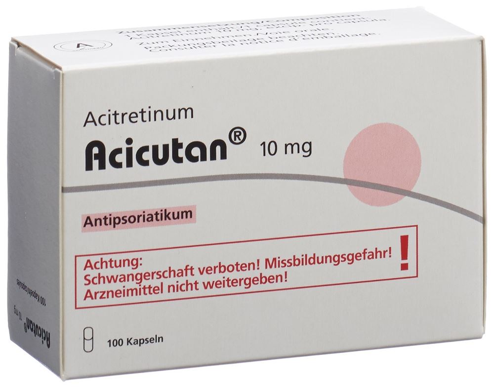 ACICUTAN caps 10 mg 100 pce