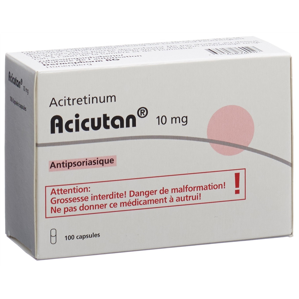 ACICUTAN caps 10 mg 100 pce