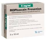 ROPIVACAIN Fresenius 5 mg/ml 10ml amp 5 pce